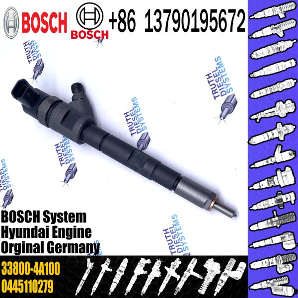 Common rail injector 33800-4A100 0445110279 fuel injector 33800-4A000 33800-4A100 for Hyundai Kia