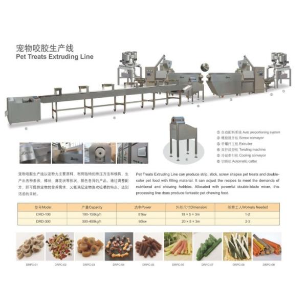 Equipo de la protuberancia de la comida de 2018 nuevo de la condición del CE bocados del perro 35-100 kilovatios del poder