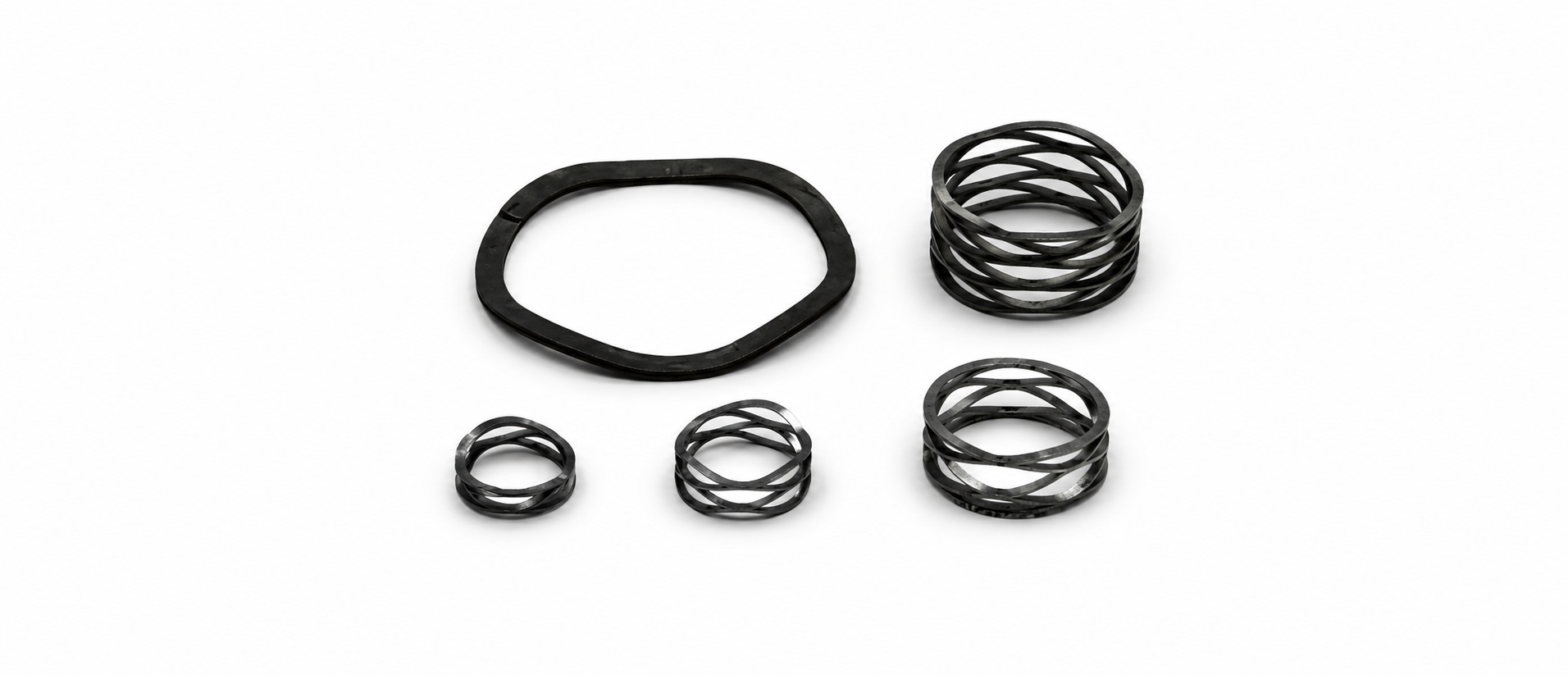 Multi Turn Nested Wave Spring Washer ASTM Standard OEM