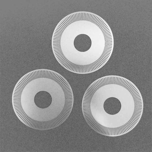 Precision Etched Stainless Steel Optical Encoder Discs