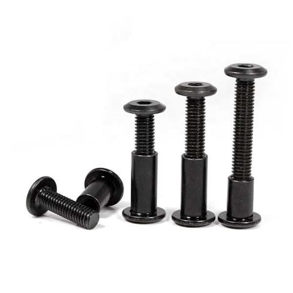 Passivated Surface Stainless Steel Black Chicago Screw Customized Size