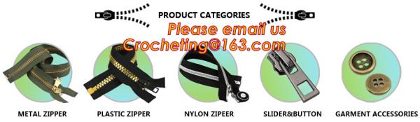 No.5 Golden Brass Sliver Zipper, Stainless Steel Zipper, Custom Cheap Garment Accessories Metal Logo Zippers for Jacket