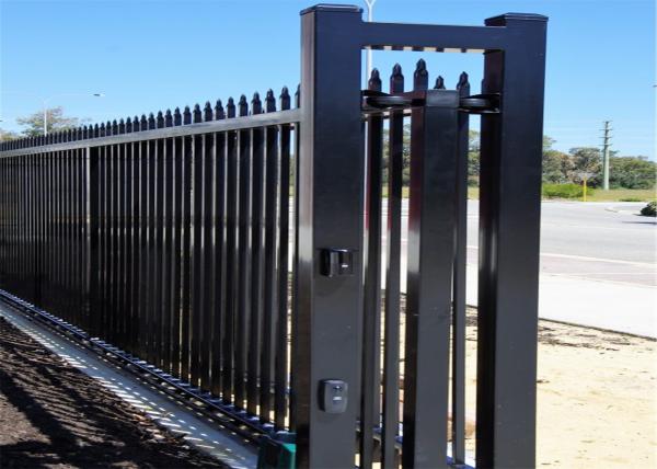 Garrison Security Fencing steel picket Fence for sale 65mm x 65mm x 3000mm post