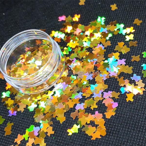 Eco-friendly Map of Texas America Glitter Shaped Must-Have for Mother's Day