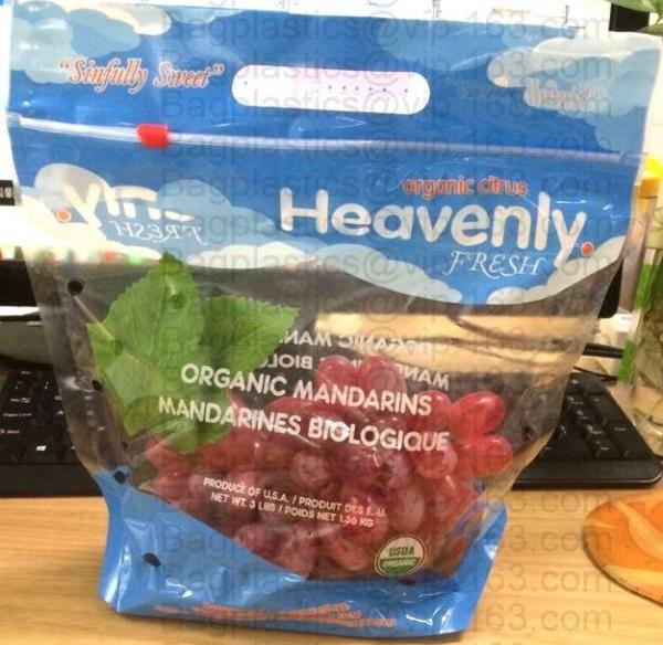 Stand Up Roasted Chicken Packaging Bags With Zip Top hot roast, rotisserie chicken bag, microwaveable bag, slide plastic