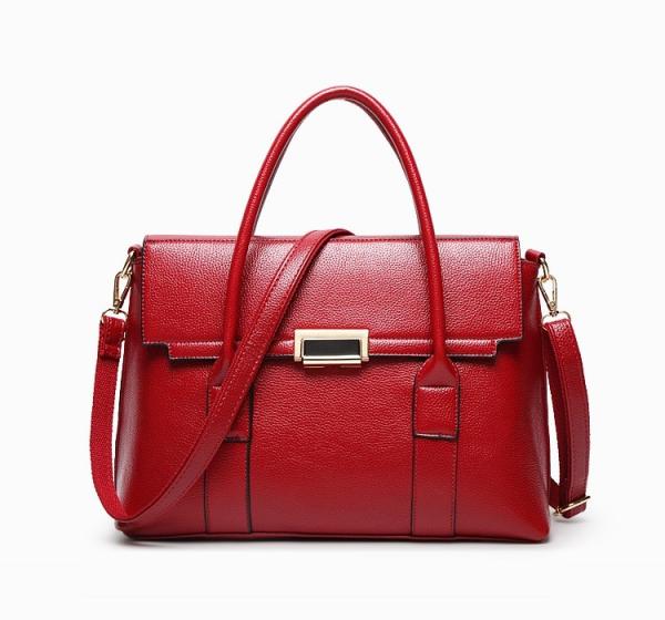 Women's Real Leather Leopard Embossed Tote Purse Shoulder Crossbody Bag