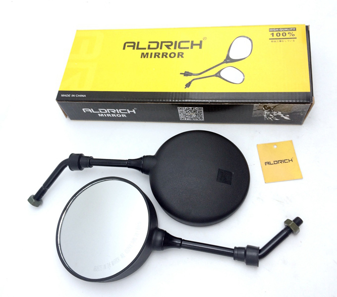 Bajaj Boxer 100/BM100 Motorcycle Mirror | Impact-Resistant ABS Standard Size | Rear View Side Mirrors Pair (LH+RH)