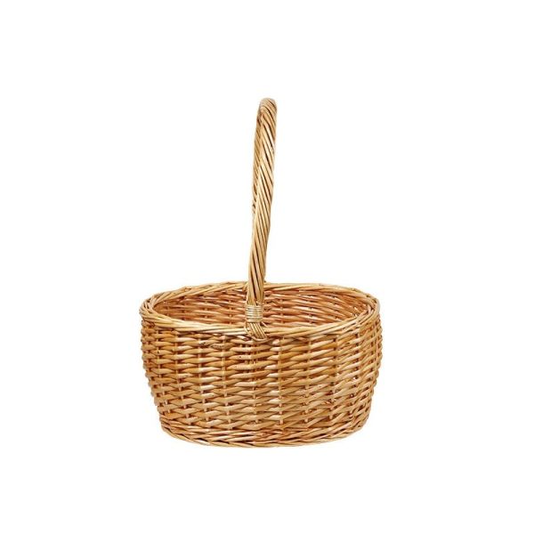 OEM Large Gift Basket Bread Flower Picnic Handmade Woven Custom Straw Wicker Rattan Storage Basket Wicker Gift Baskets Bread Flower Picnic Handmade Woven Custom Wicker Rattan Storage Basket