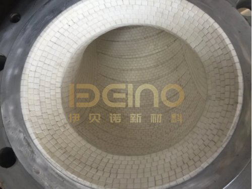 Power Plant Ceramic Patch Pipe High Hardness Alumina Ceramic Patch Pipe for Power Plant Conveying Systems