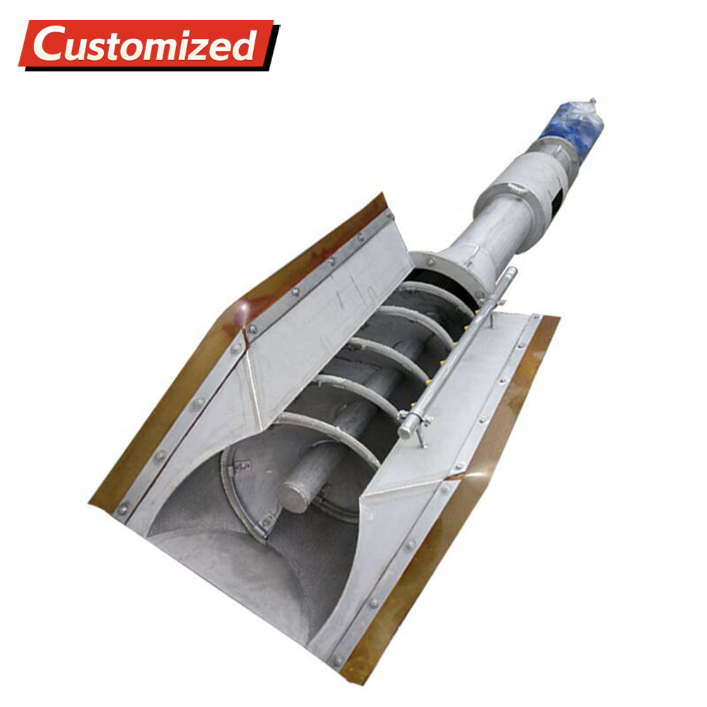 Customized Stainless Steel 304/316L Spiral Rotary Screen for Wastewater Treatment