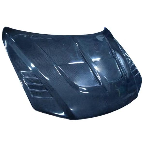 2003-2018 Mazda M6 Shark Edition Pure Carbon Fiber Hood Open Luxury Carbon Black