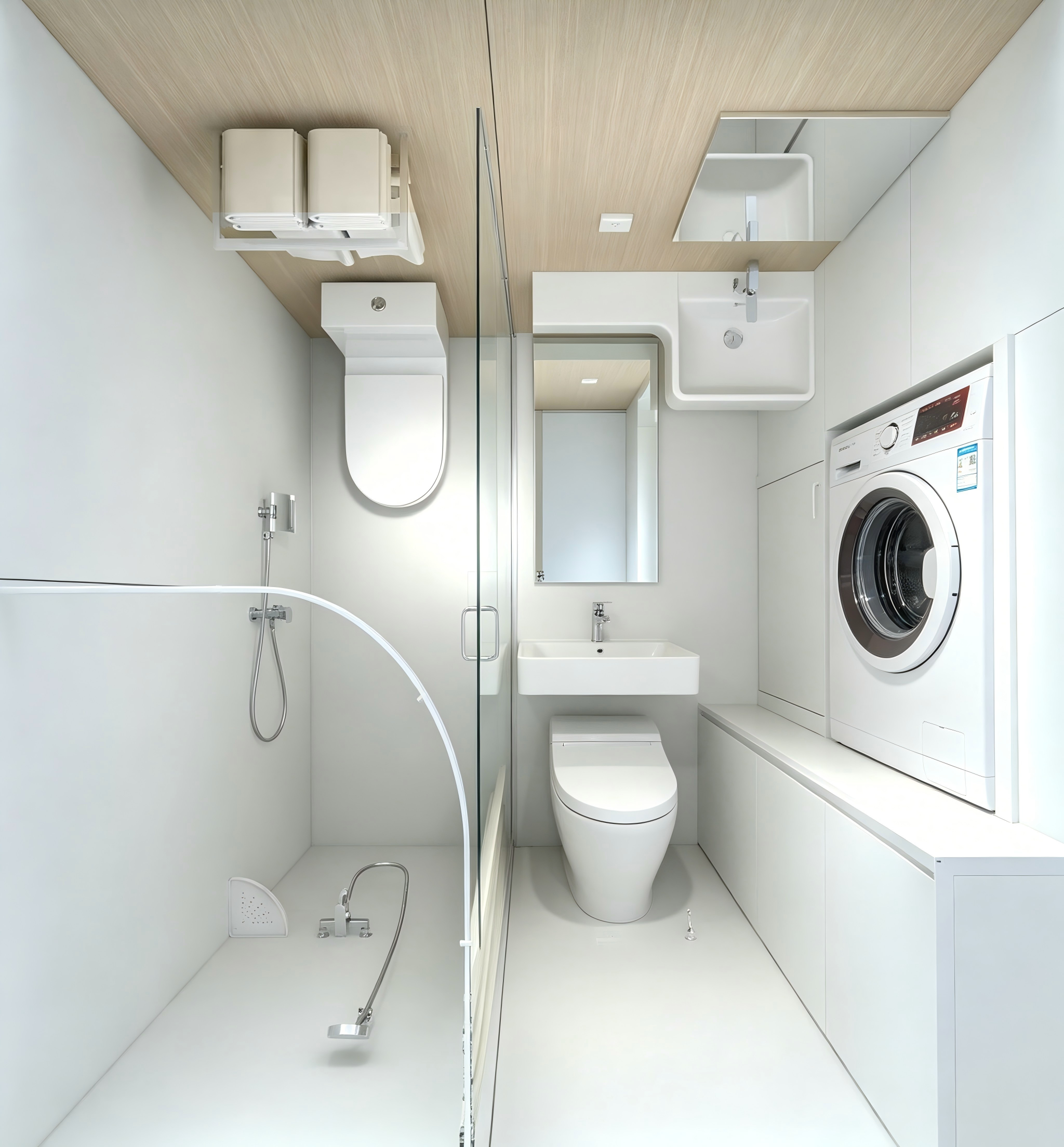SMC Modular Bathroom Units (Pipe Well Style): High Efficiency, Eco-Friendly, and
