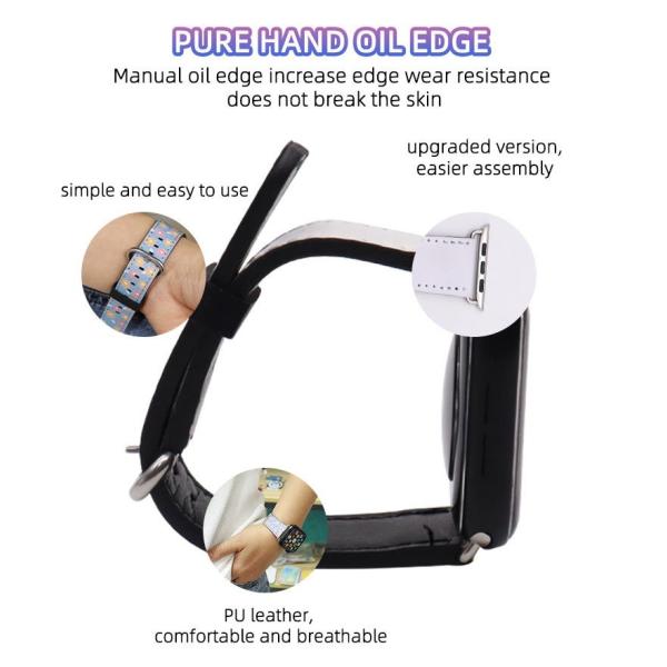 Sublimation Apple Watch Bands Blanks Customized apple watch sublimation bands