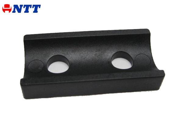 Nylon 15% Glass Precision Injection Molding Saddles 2 Holes Black 1 + 1 Family Tool