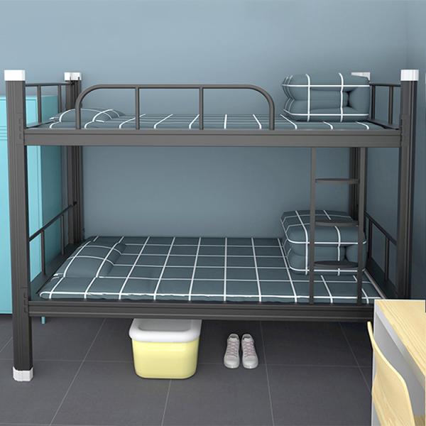 Apartment Steel Bunk Beds Metal Frame Customizable Size Style Contemporary