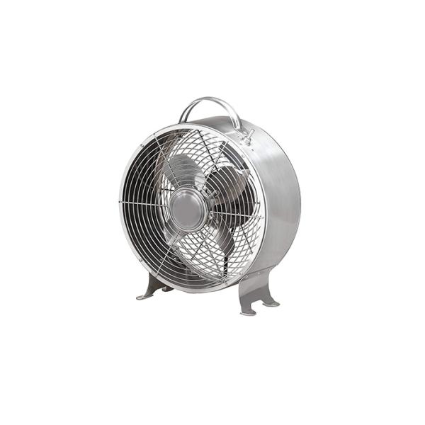 Red 9 Inch Portable Vintage Electric Fan / Two Speed Air Circulator Retro Table Fan