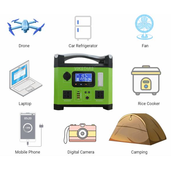 Солнечная поручая портативная энергия Storge электропитания 1000w для домашней пользы/располагаться лагерем