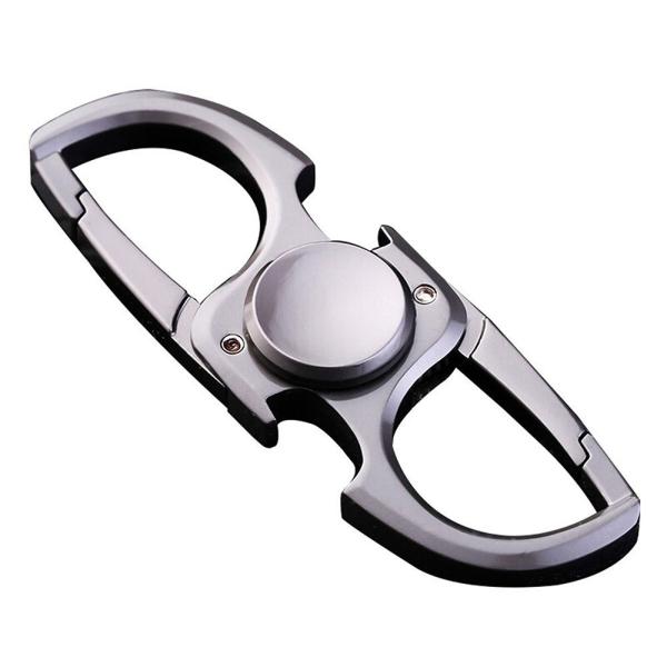 EDC Keychain Finger Toy Unisex Alloy Fingertip Gyroscope for Children's Decompression