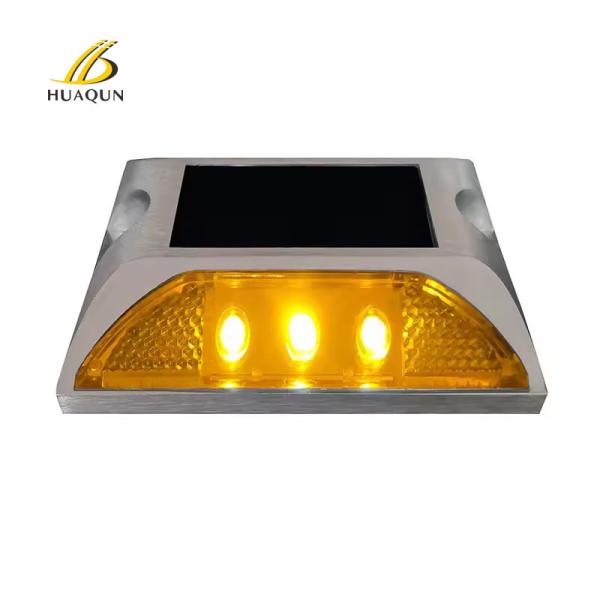 Cast Aluminum LED Solar Road Studs For Road Traffic Safety Warning