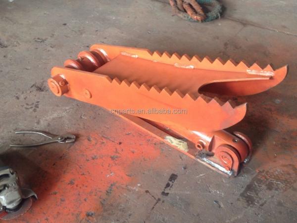 Sk60 poignée hydraulique jaune ou autres Q345B mini-excavatrice pince hydraulique