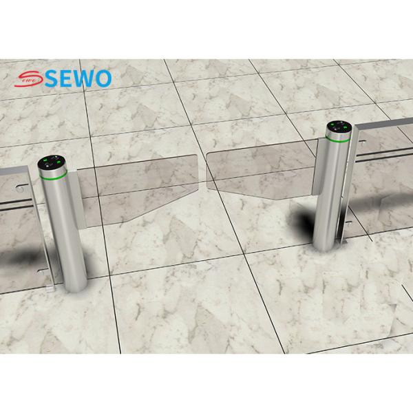 Biometric Fingerprint Access Control System , Swing Barrier Gate Turnstile With Card Reader