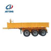 Hydraulic Cylinder Rear Dump Semi-Trailer Tipper Rear Tractor Trailer for Heavy Duty