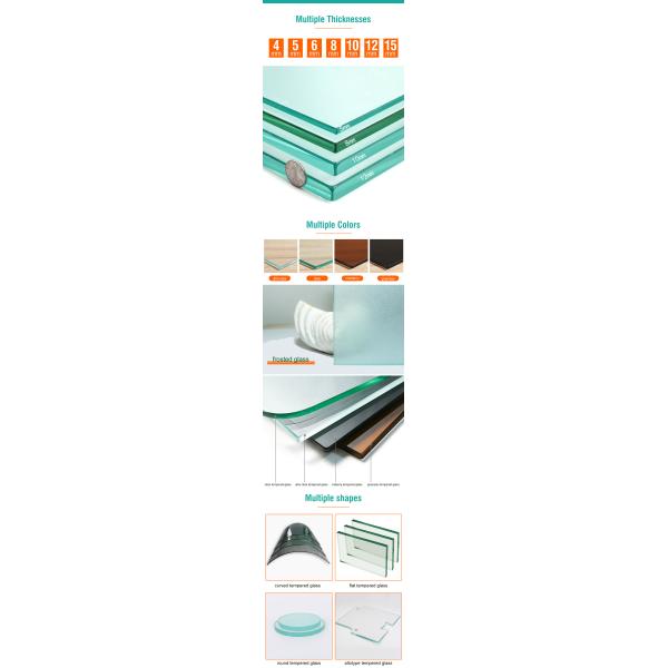 Main Product Tempered Glass 10mm Transparent for Safe Heat Strengthened Padel Glass