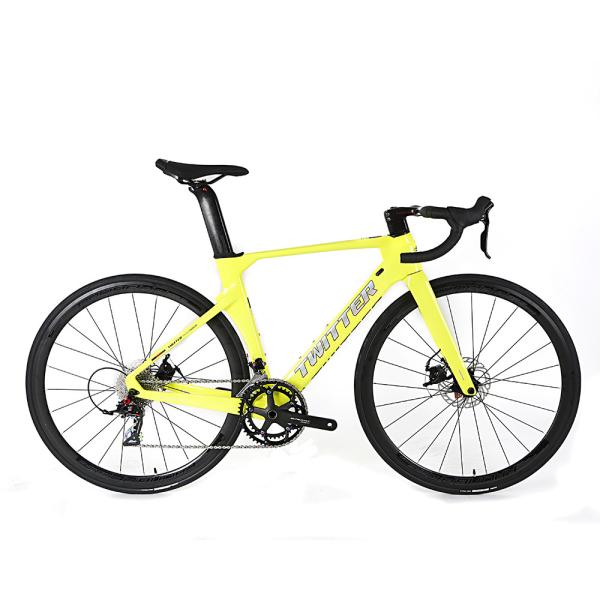 REACH Certification Carbon Fiber Road Bike , 45 Cm Road Bike  Super Light