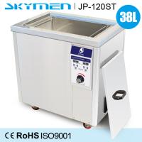 líquido de limpeza ultra-sônico industrial das peças de automóvel do SUS 38L com rodízios 600W