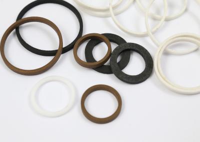 Costa plástica A de Ring Hardness 60 do pistão da abrasão alta de PTFE