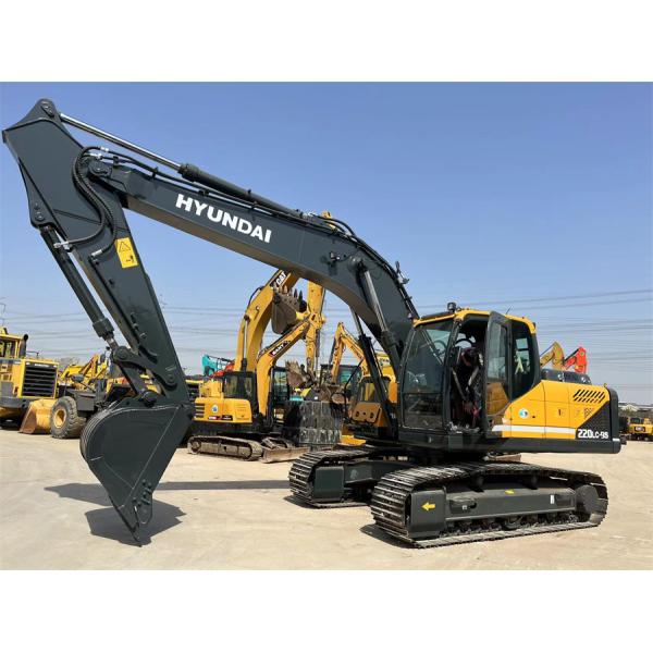 Korea Origin Hyundai 220LC Excavator With Breaker Hammer Line