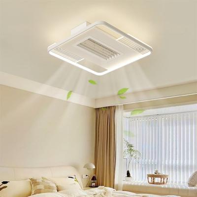 Minimalist Bladeless Ceiling Fan With Light ,  Multi Shape Electric Ceiling Fan With Remote