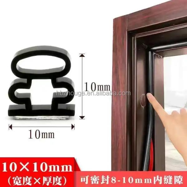 3M Adhesive I-Shaped Strip Customized Silicone Sealing for Anti-Theft Door Protection