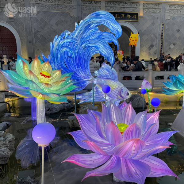 Vivid Fish Chinese Animal Lanterns Traditional Festival New Year Lantern