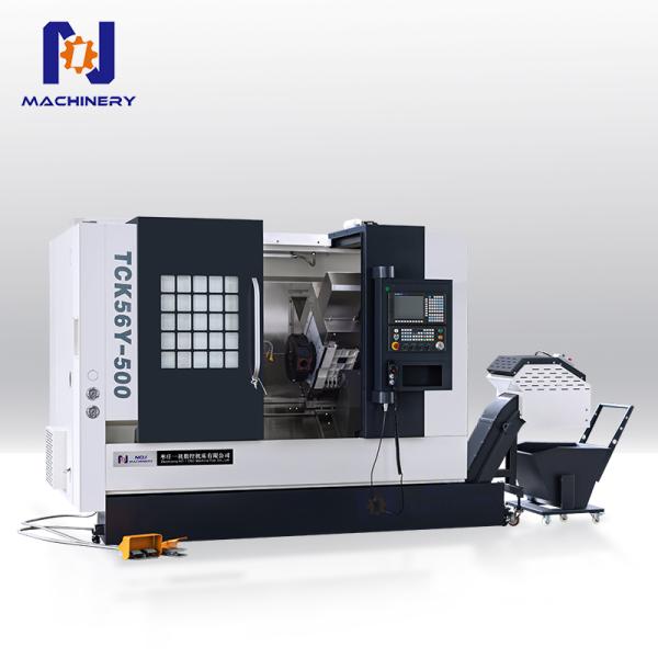 TCK56Y High Accuracy Metal Cnc Lathe Machine Power Turret Slant Bed CNC Lathe Machine