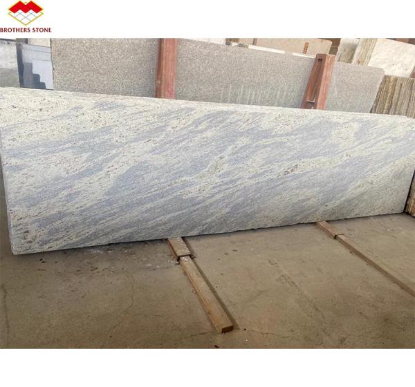 Cut-To-Size White Texture Granite Slab Exported from India for Villa and Hotel Design