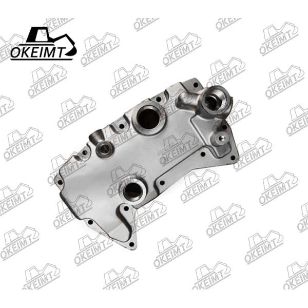 Aluminum 2097291 Diesel Engine Spare Parts Oil Cooler Cover For e C9.3