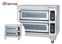 Plataforma comercial de aço inoxidável quatro Tray Electric Oven do equipamento dois da cozinha da padaria