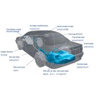 ODM matériel de la couleur FKM de la basse température FKM de silicone de carburant de garniture résistante résistante multi d'huile