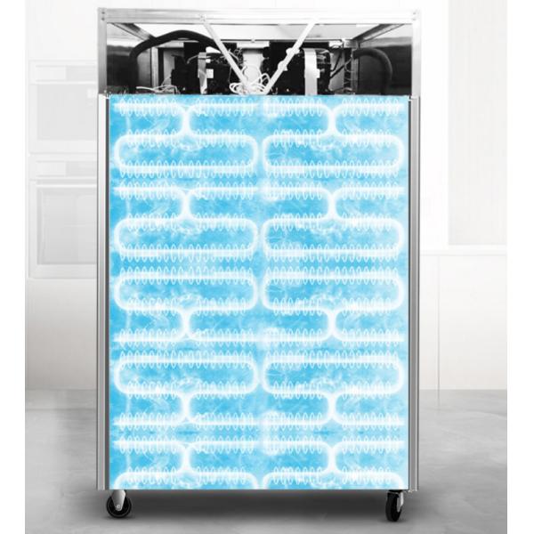 Four Doors Stainless Steel Double Temperature Large Capacity Refrigerator Freezer Commercial