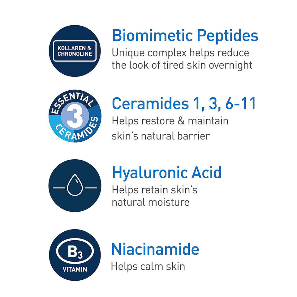 OEM ODM Korean customized collagen ceramide night cream anti-aging, anti wrinkle, firming facial moisturizing cream