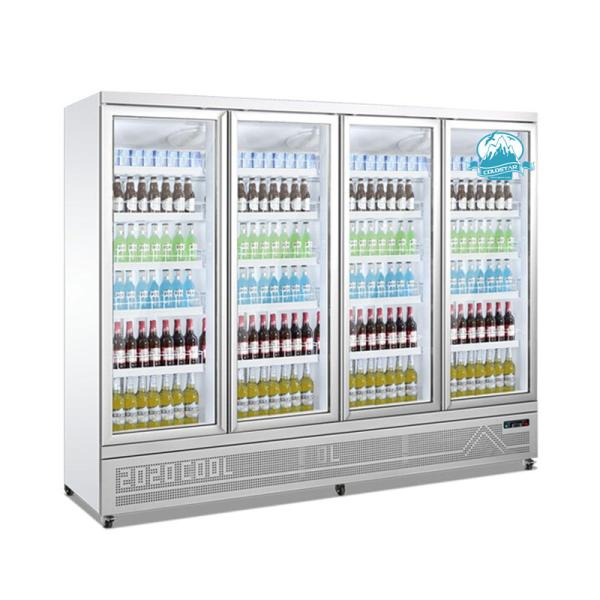 New Style Of High Quality Commercial Drink Display Fridge Refrigerator With Built - In Brand Compressor