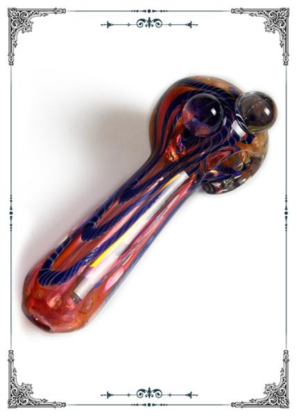 American Color Rod Glass Smoking Pipe Tobacco For Smoking Hand Spoon