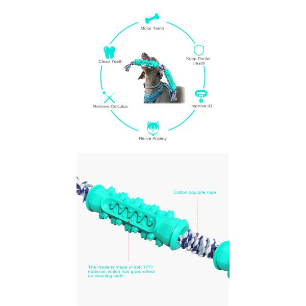 New Design Bone Shape Dog Double Serrated Grinding Rod Teeth Clean Chew And Dog Chew Treat