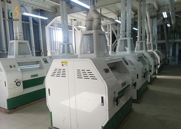 Máquina de trituração industrial 60T-120T do milho do equipamento do moinho de farinha do PLC /24H