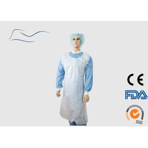 LDPE Lightweight Disposable Plastic Aprons CE Certification 71 * 117CM