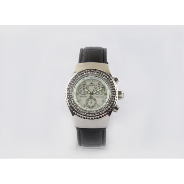 38.0mm Jewelry Multifunction Wrist Watch , Waterproof Wrist Watch