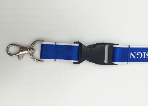 Breakaway Badge Lanyards / Double Sided Lanyard With Portable Phone Attach