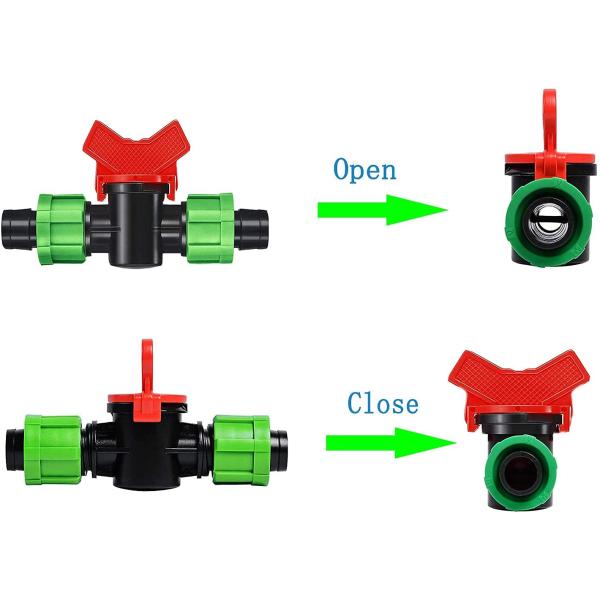 штуцер полива отключенного клапана соединения трубопровода капельного орошения 1/2»