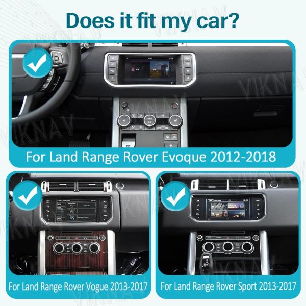 13.1 pouce Android Radio pour voiture Pour Range Rover Vogue L322 V8 2002-2012 Unité de tête GPS Navigation Écran tactile Carplay